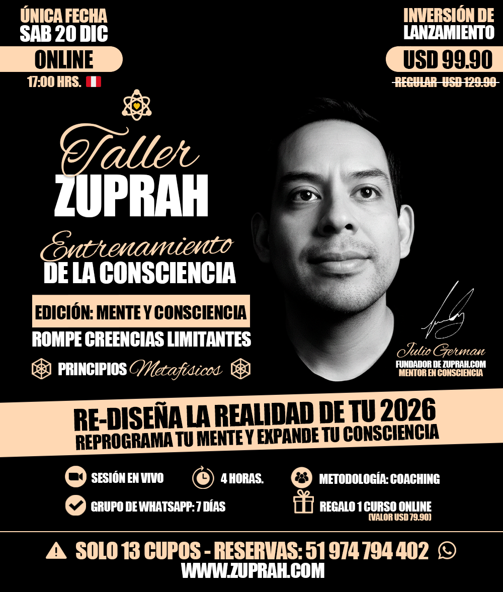 TALLER DE METAFÍSICA: MENTE Y CONSCIENCIA